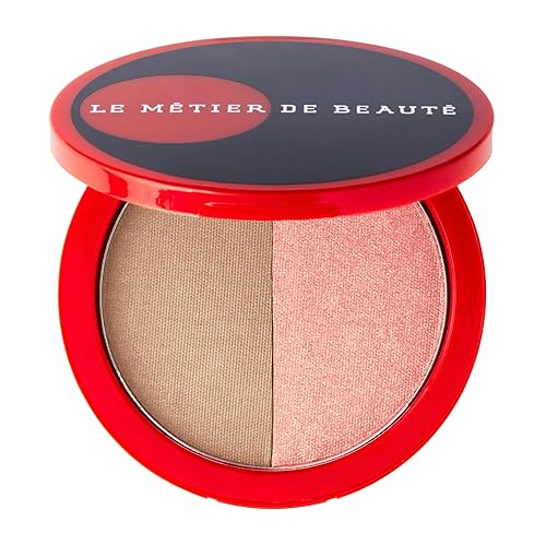 M?TIER Blush Bronzer Duo for a Radiant, Sun-Kissed Glow, Magnetic Compact (Traviata)