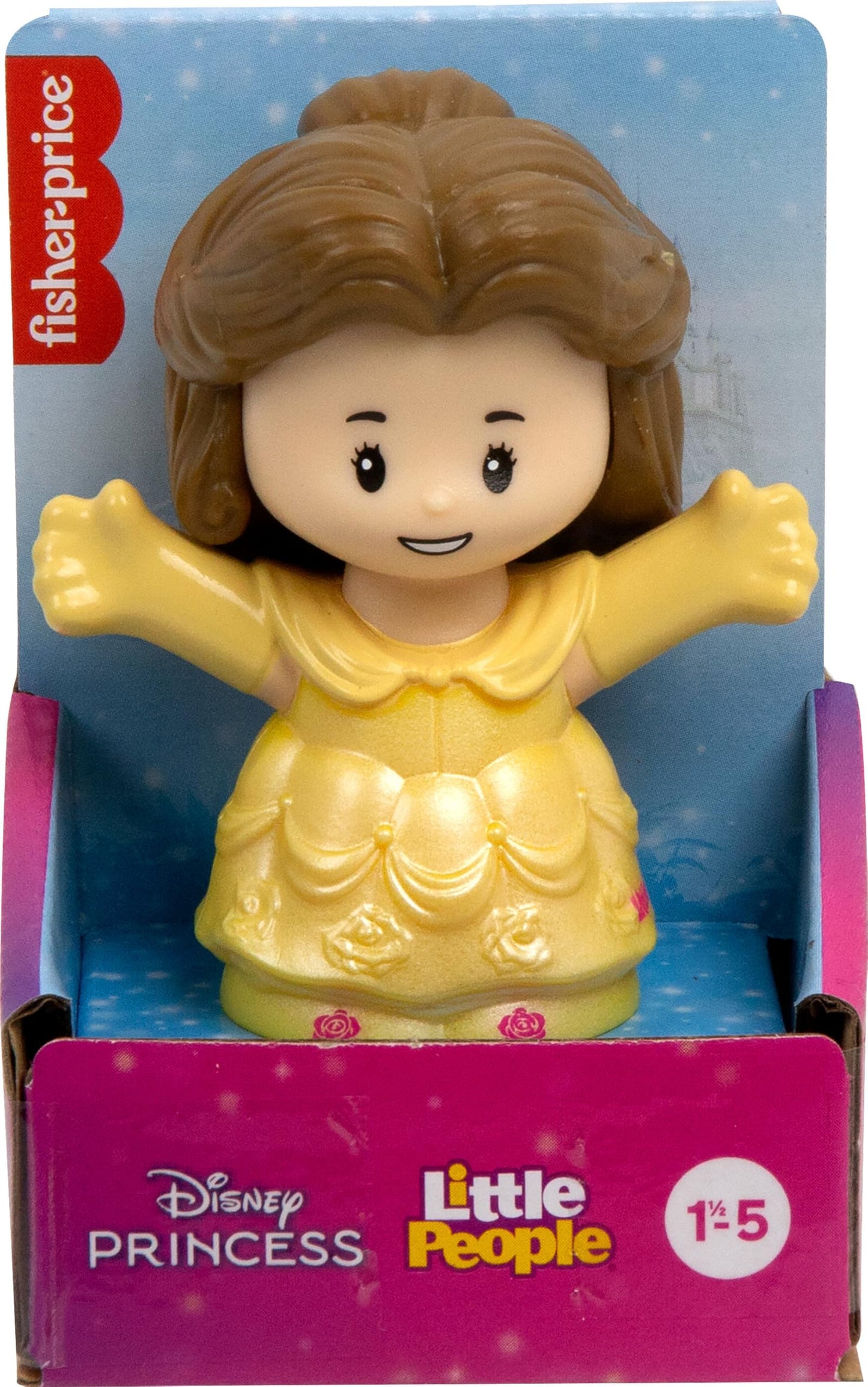 Disney Princess Belle Little People Single Character Figure Toddler Toy for Pretend Play