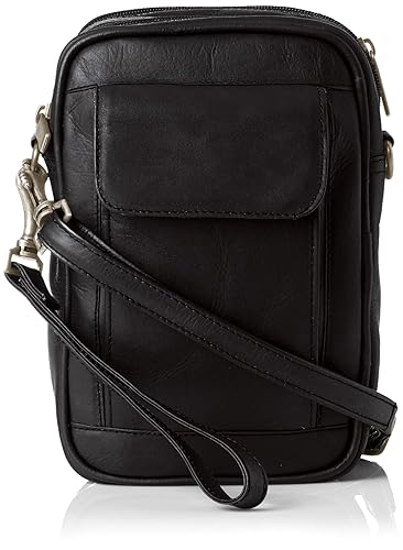 David King & Co. Male Bag with Organizer Inside, Black, One Size
