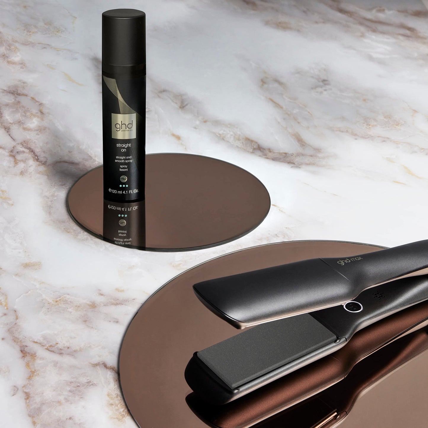 ghd Straight On Heat Protectant for Hair ? Straight & Smooth Hair Spray, Heat Protection System to Strengthen and Smooth Hair for Anti-Frizz Styling ?