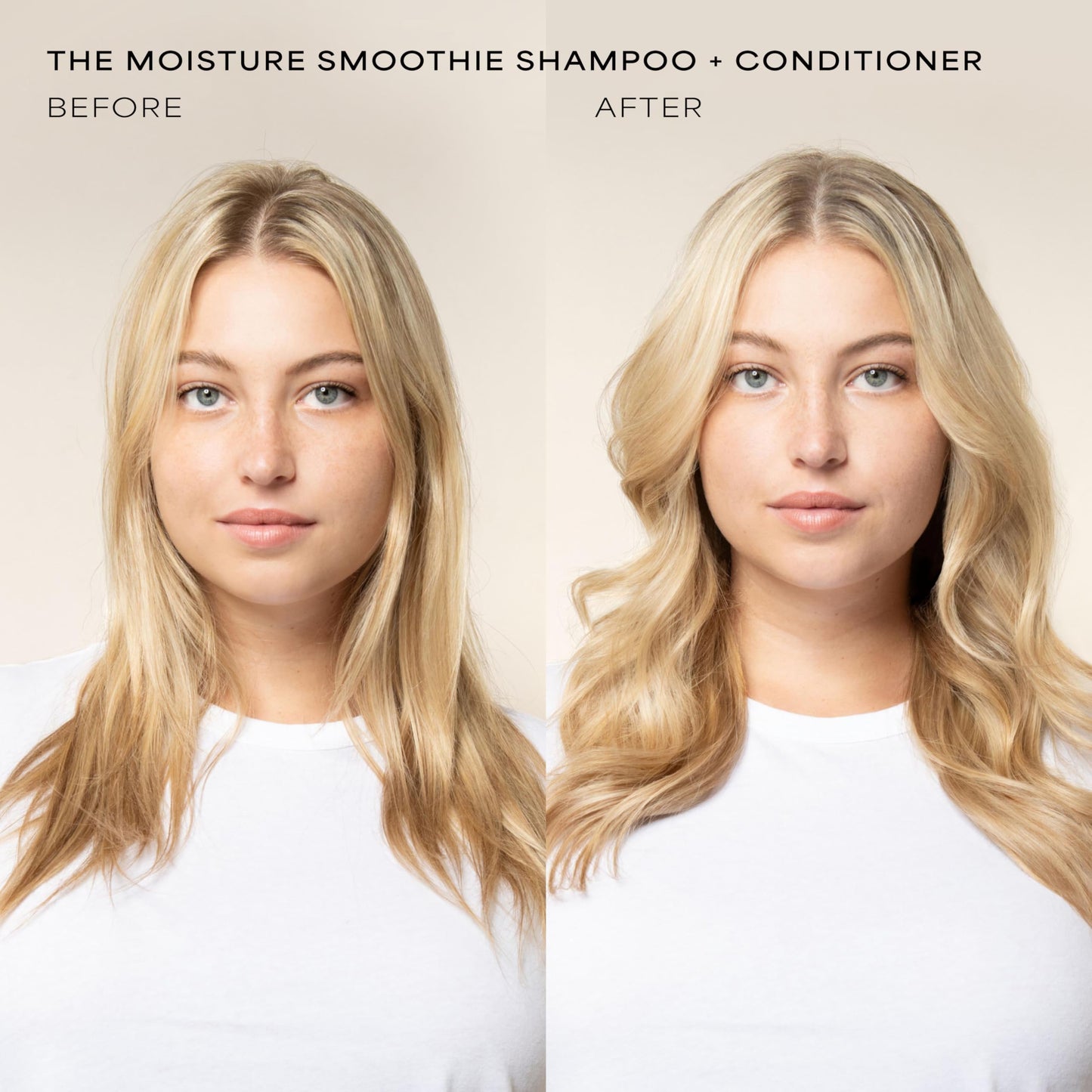 Raw Sugar The Moisture Smoothie Shampoo and Conditioner Set, Moisturize & Nourish Dry Hair, Bulk Shampoo and Conditioner with Coconut Oil, Agave
