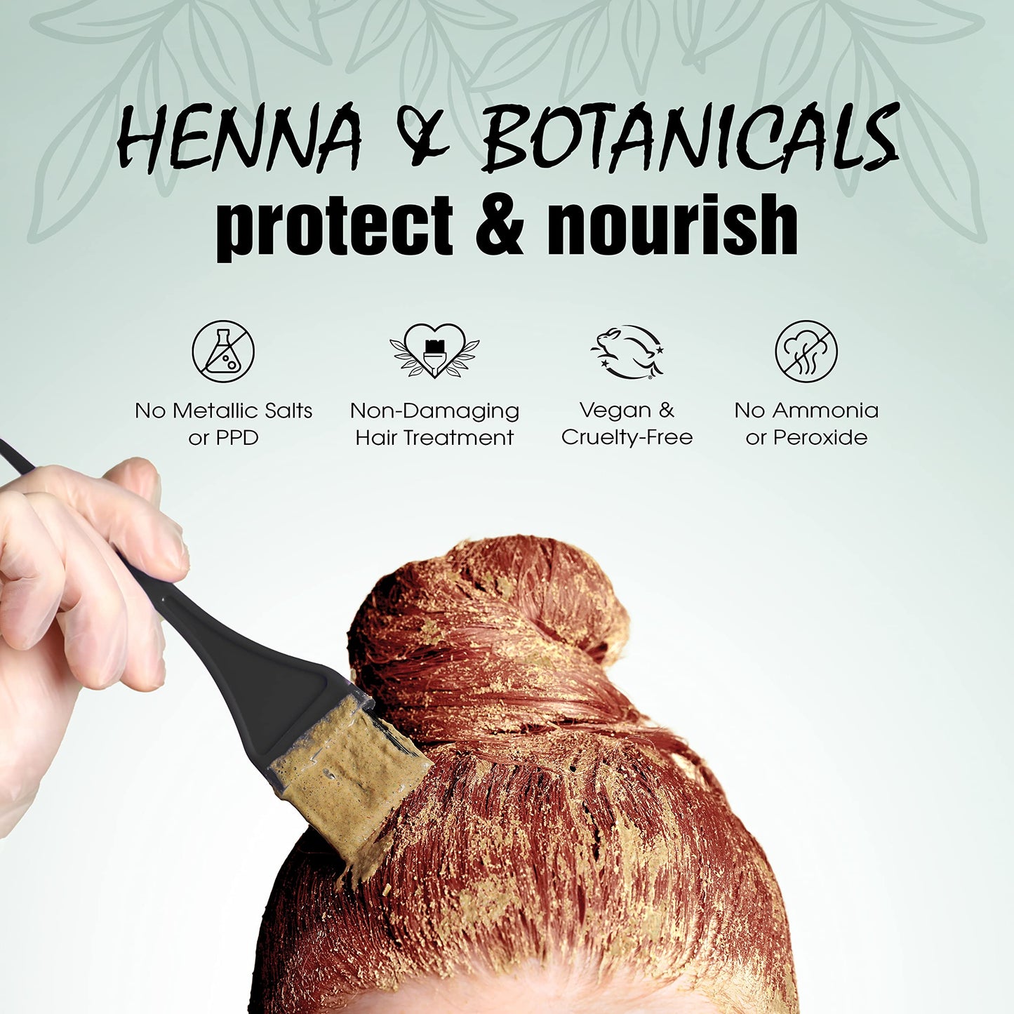 Light Mountain Henna Hair Color & Conditioner - Bright Red Hair Dye for Men/Women, Organic Henna Leaf Powder and Botanicals, Chemical-Free