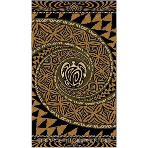Gotta Be Hawaiian Hawaiian Tapa Honu Turtle Deluxe Beach Towel