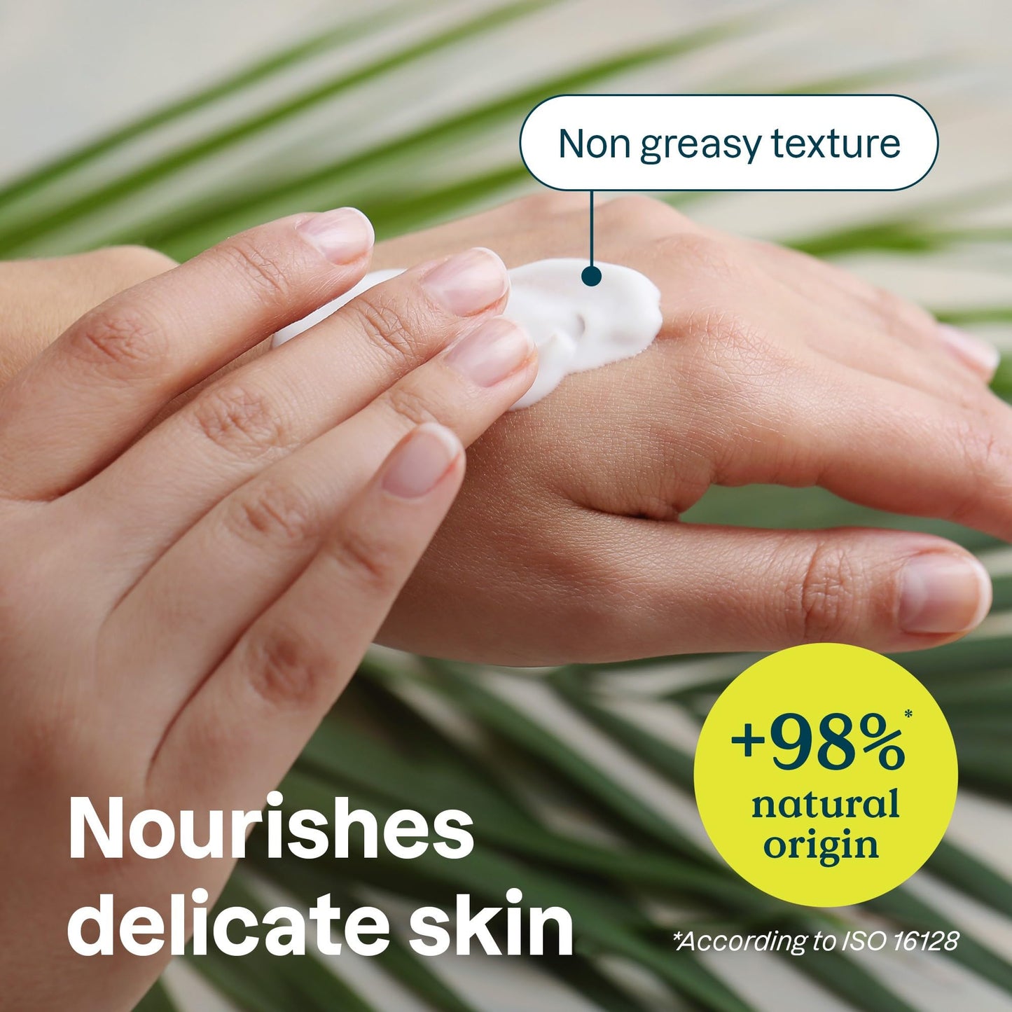 ATTITUDE Hand Cream for Sensitive Skin with Oat, EWG Verified, Dermatologically Tested, Vegan, Fresh Apple Scent, 2.5 Fl Oz