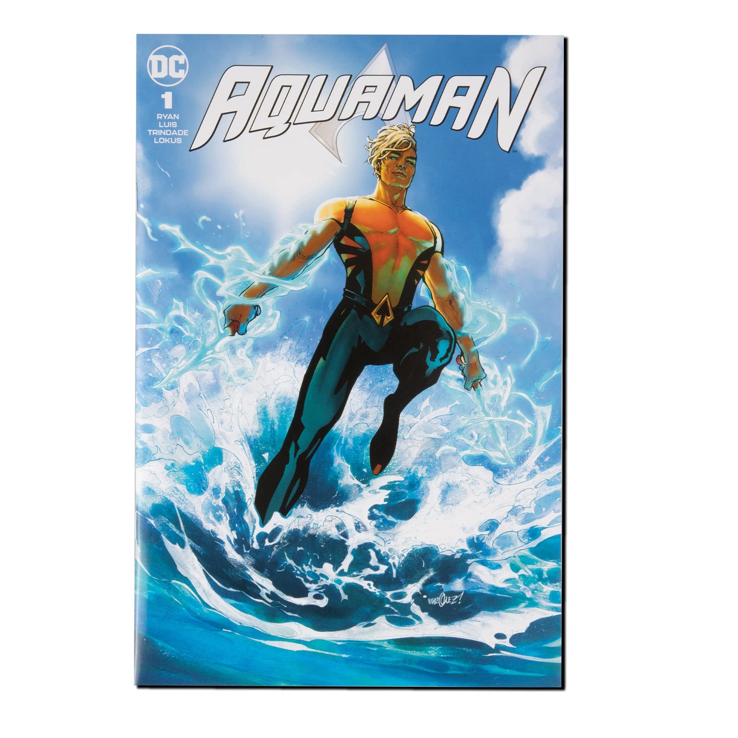 McFarlane Toys DC Direct Page Punchers Aqualad 7in Action Figure with Aquaman Comic