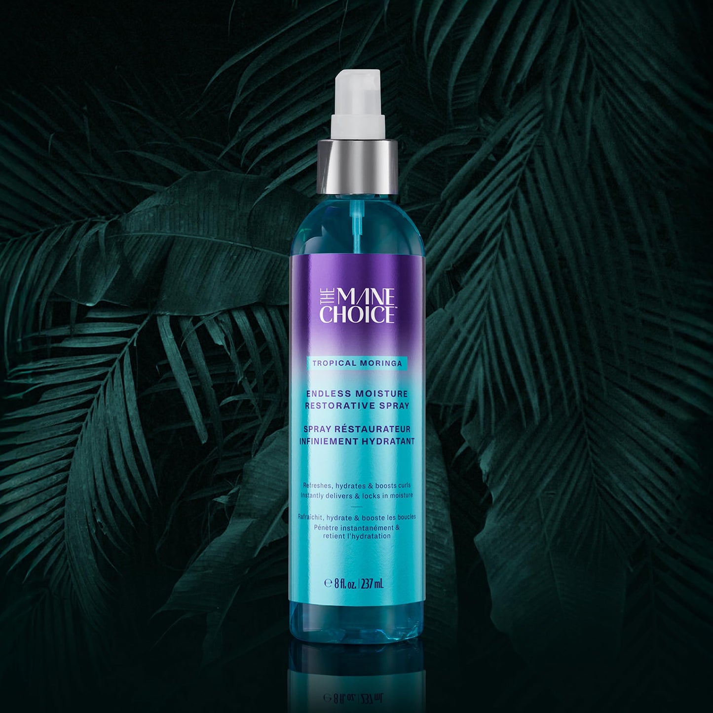 The Mane Choice Tropical Moringa Sweet Oil & Honey Endless Moisture Restorative Hair Spray, Supports Natural Hair Growth & Retention, Hydrating Curl