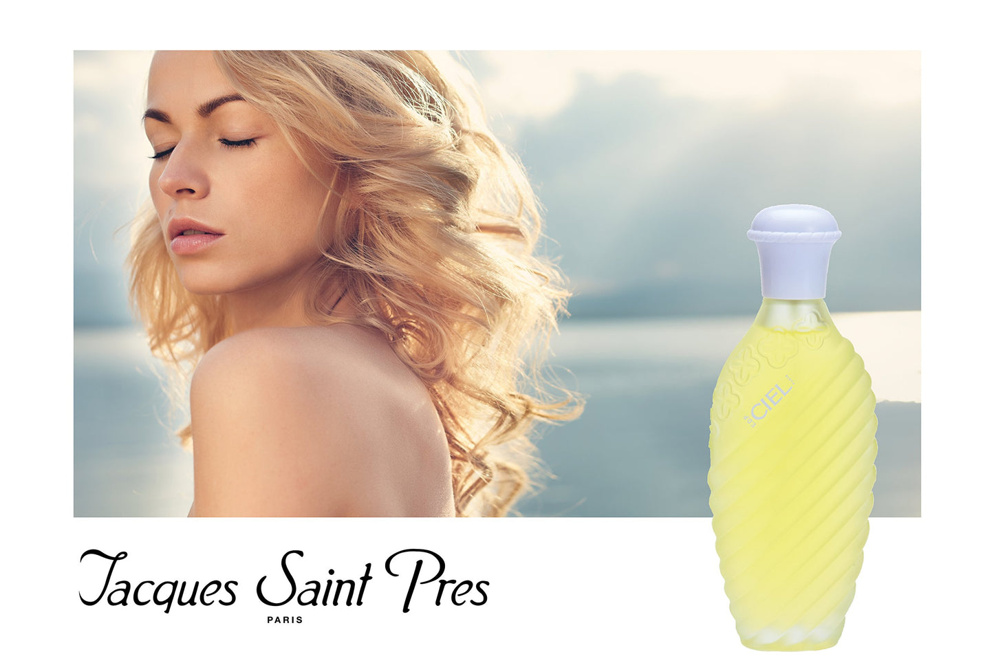 Jacques Saint Pres CIEL - Eau De Parfum for Women- Soft, Powdery Scent - Notes of Vanilla, White Rose, & Different Flowers- Feminine, Exquisite