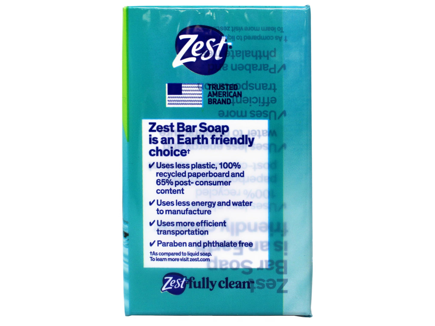 Zest Aqua Deodorant Bar Soap 3 ct (Pack of 12)