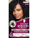 Schwarzkopf Keratin Color Root Permanent Hair Color Kit, Black, 1 Application - Salon Inspired Permanent Hair Dye, for up to 80% Less Breakage vs