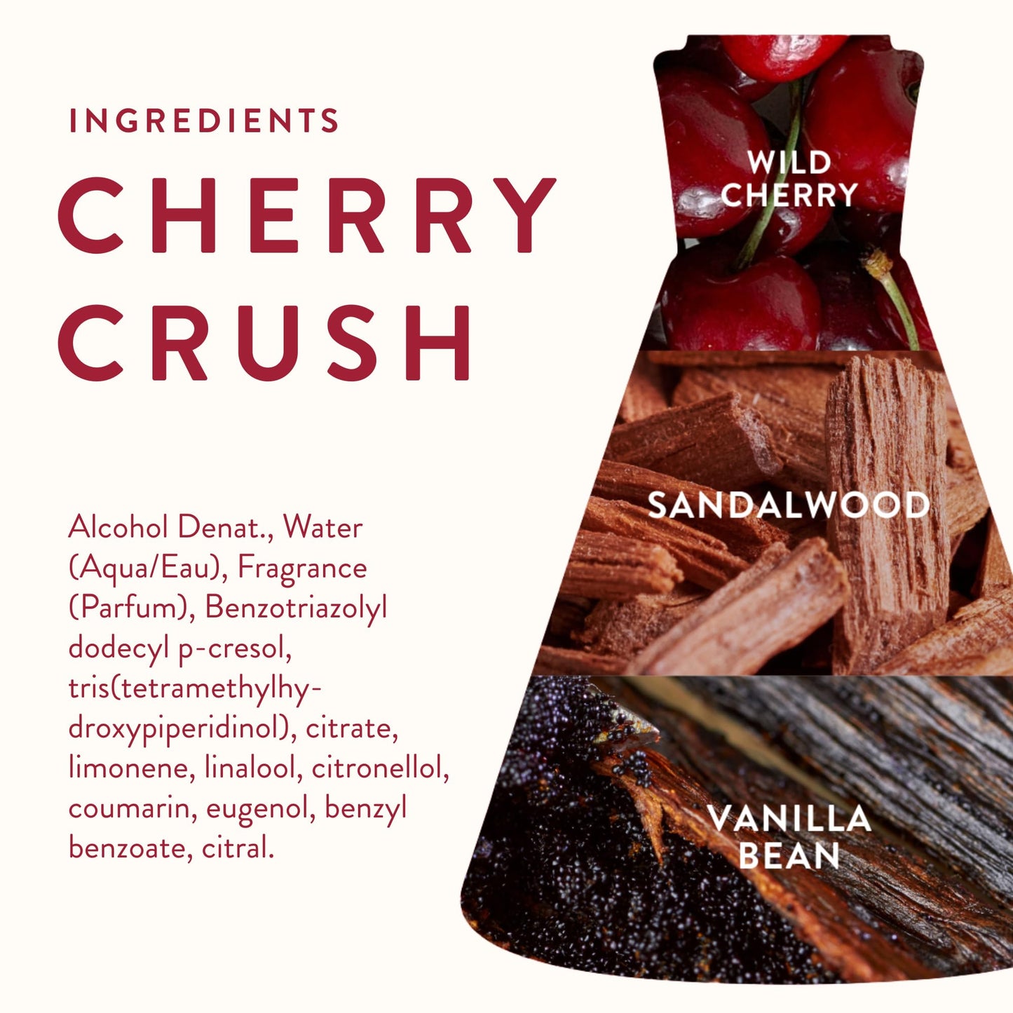 Good Chemistry Cherry Crush Eau de Parfum 1.7 fl oz - Long-Lasting Perfume with Wild Cherry, Sandalwood, & Vanilla Bean - Sweet, Clean & Vegan