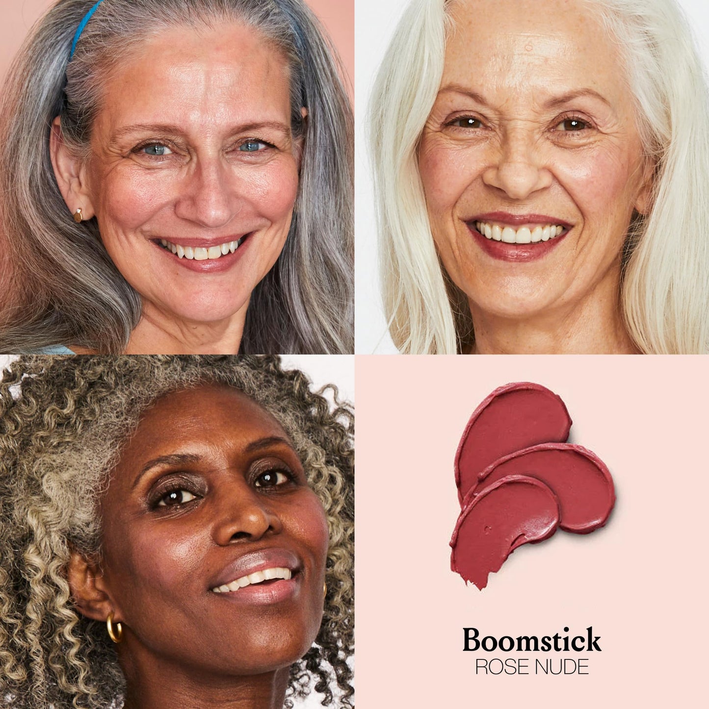 Boomstick Rose Nude® All-in-One Cream Blush for Cheeks, Eyes & Lips Beauty and Personal Care BOOM! by Cindy Joseph