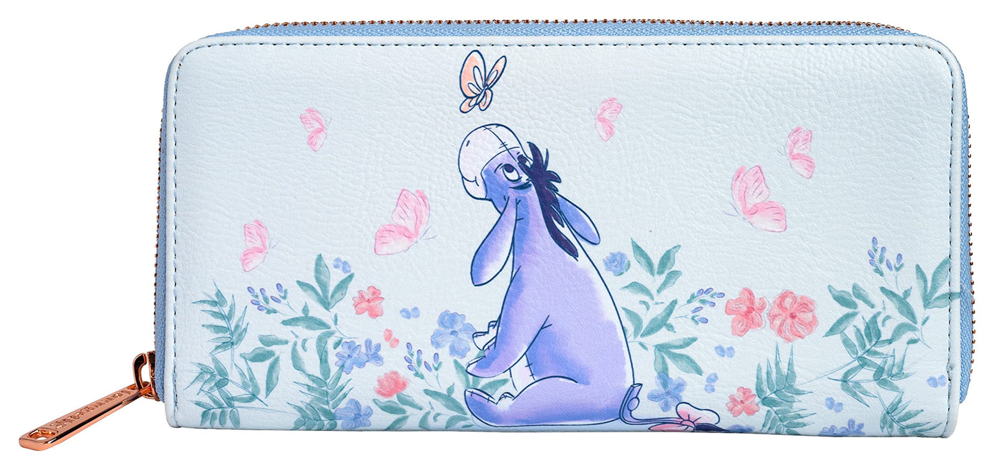 Loungefly Disney Eeyore Wallet Zip Around Clutch (Blue, Eeyore)