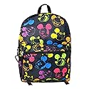 Mickey Mouse Disney Neon Heads 16 Inch Kids Backpack