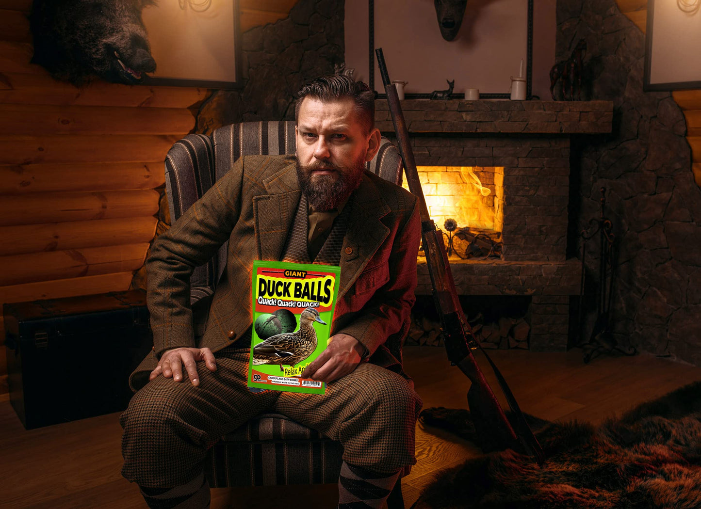 Giant Duck Balls Bath Time Adventure Kit - Funny Gift for Hunters - Duck Hunting Gifts for Men - Stocking Stuffer, Hilarious Gag Gift, Adult Gift…