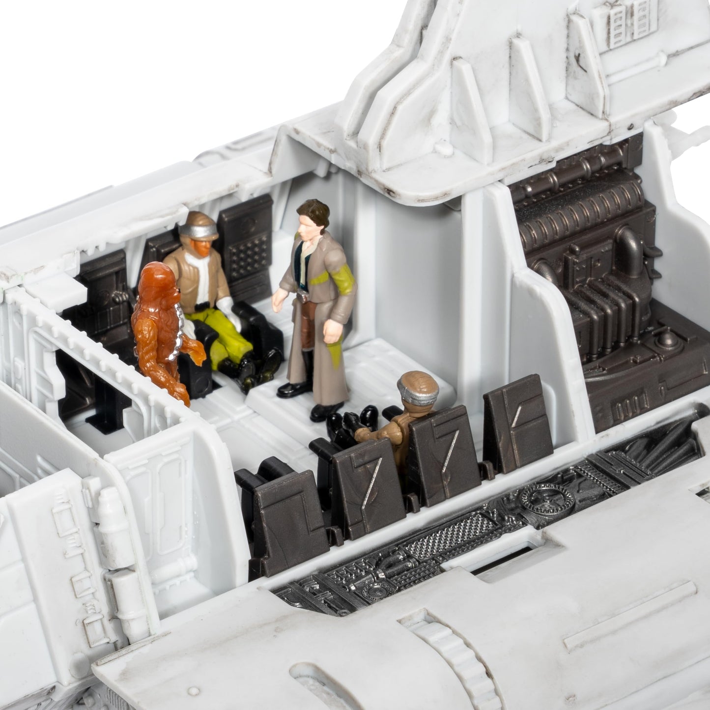 Star Wars Micro Galaxy Squadron Tydirium Shuttle - 7-Inch Vehicle with Unique Deco and Four 1-Inch Micro Figure Accessories