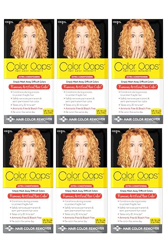 Color Oops Color Remover Extra Conditioning 4oz. (6 Pack)