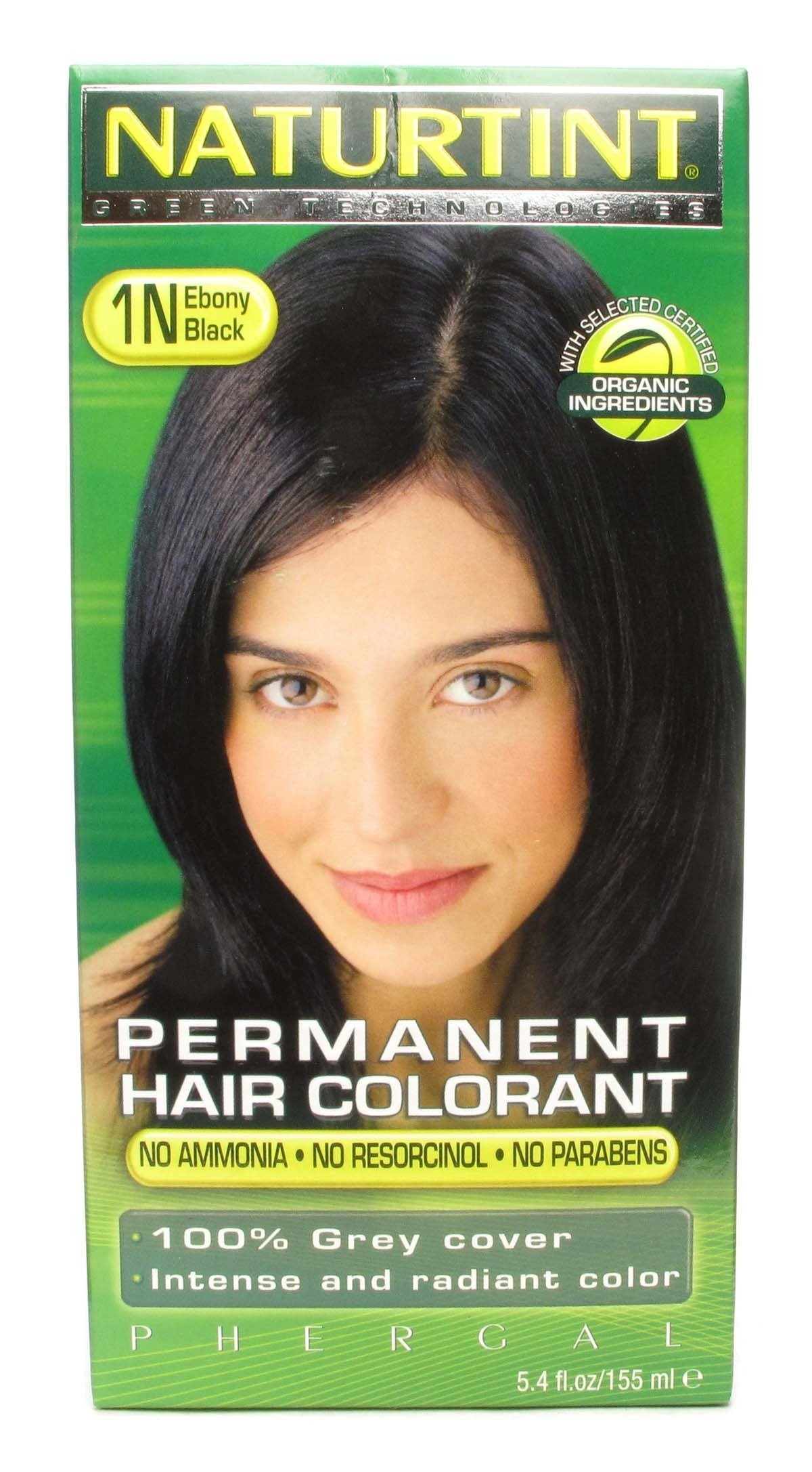 Naturtint Hair Colorant,1N, Black Ebony, 2-Pack