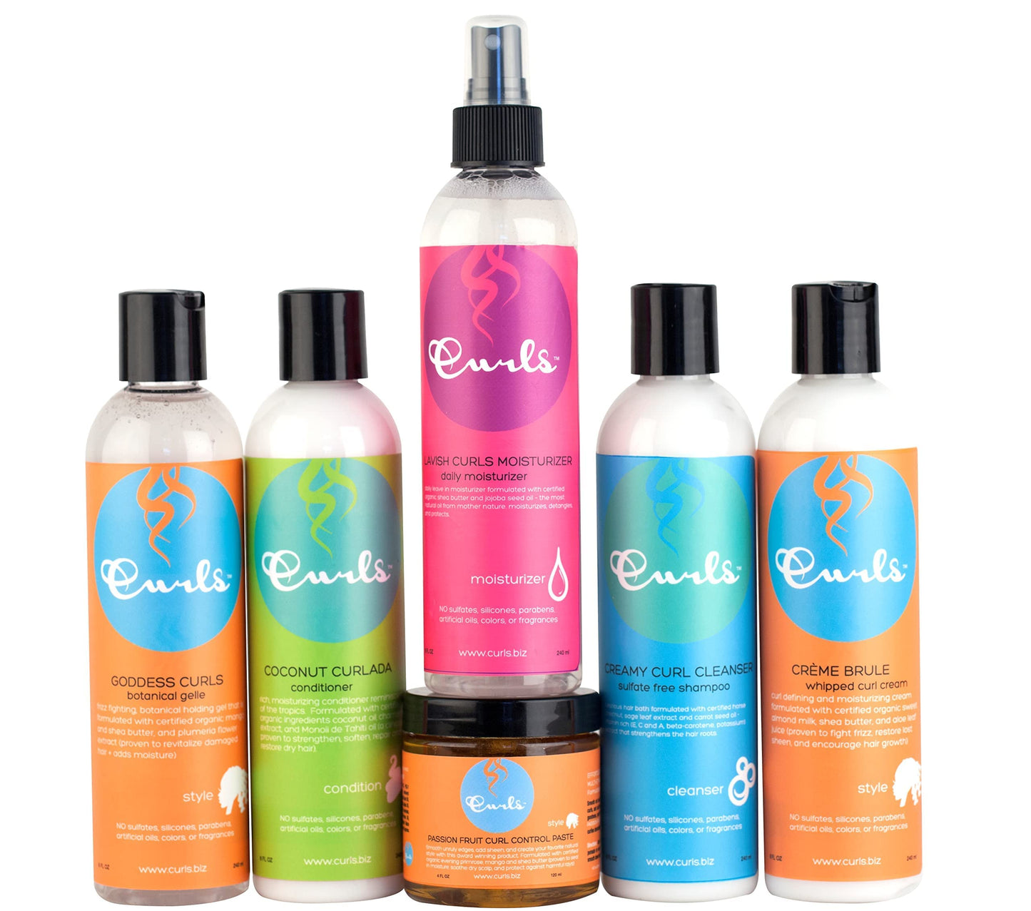 Curls Classic Collection Lavish Moisturizer - Refresh, Rehydrate, and Reactivate Dry Hair - Wavy and Curly Hair - 8 Fl Oz