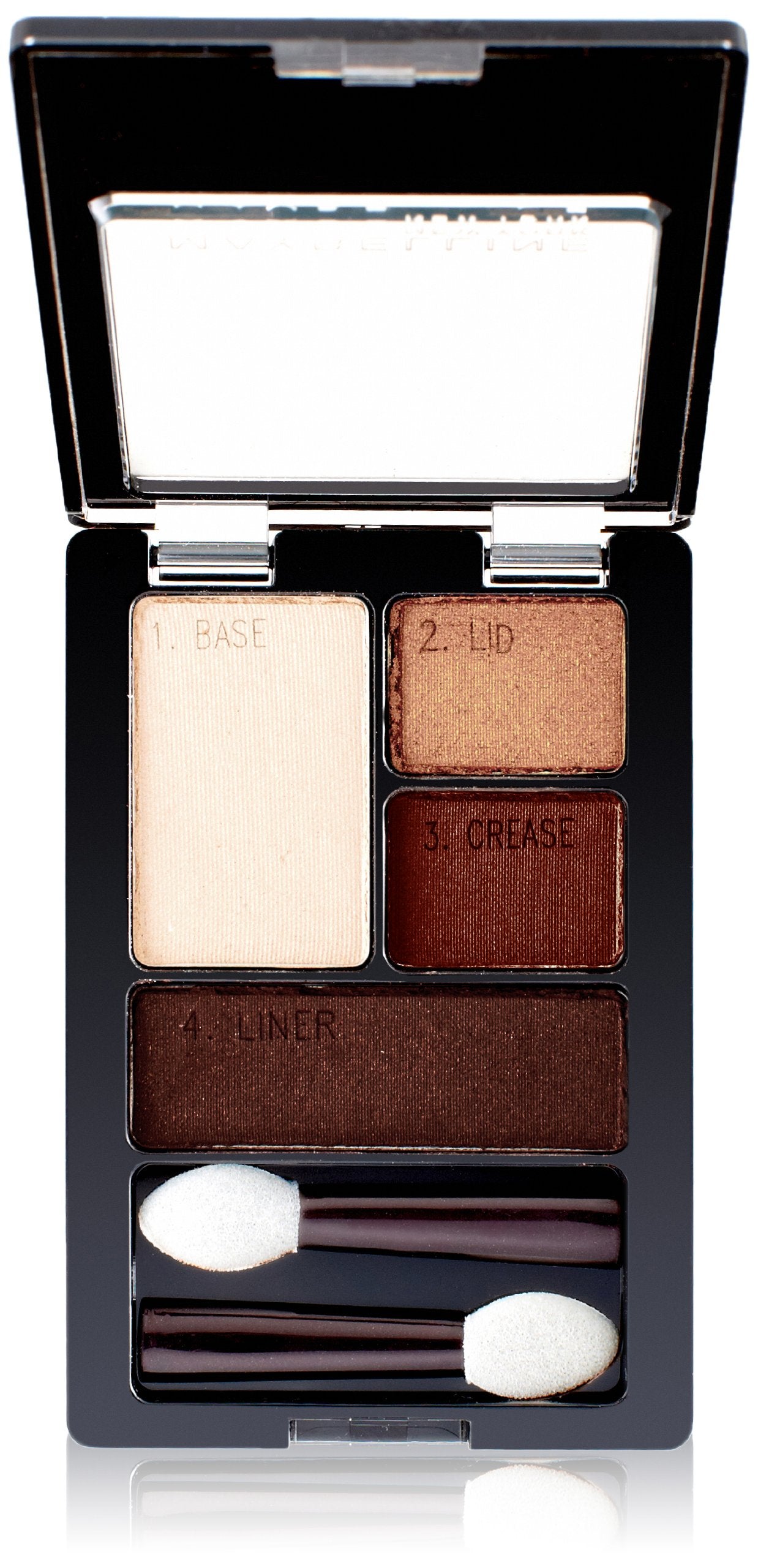 Maybelline Expert Wear Eyeshadow Quads, Natural Smokes, 0.17 oz.
