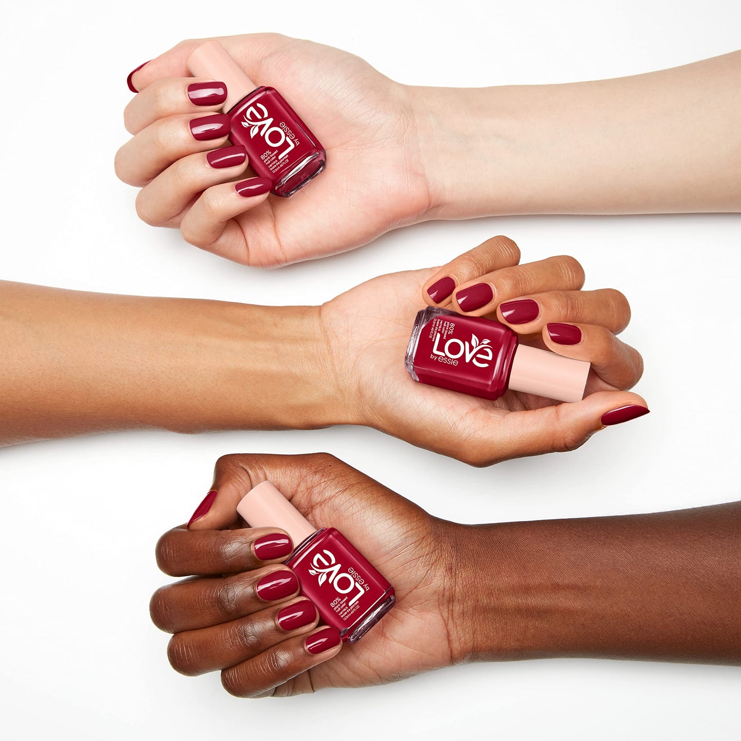 LOVE by essie Nail Polish, 80% Plant-based, Salon-Quality, Vegan, Wine Red, I Am The Moment, 0.46 Fl Oz Beauty & Personal Care essie