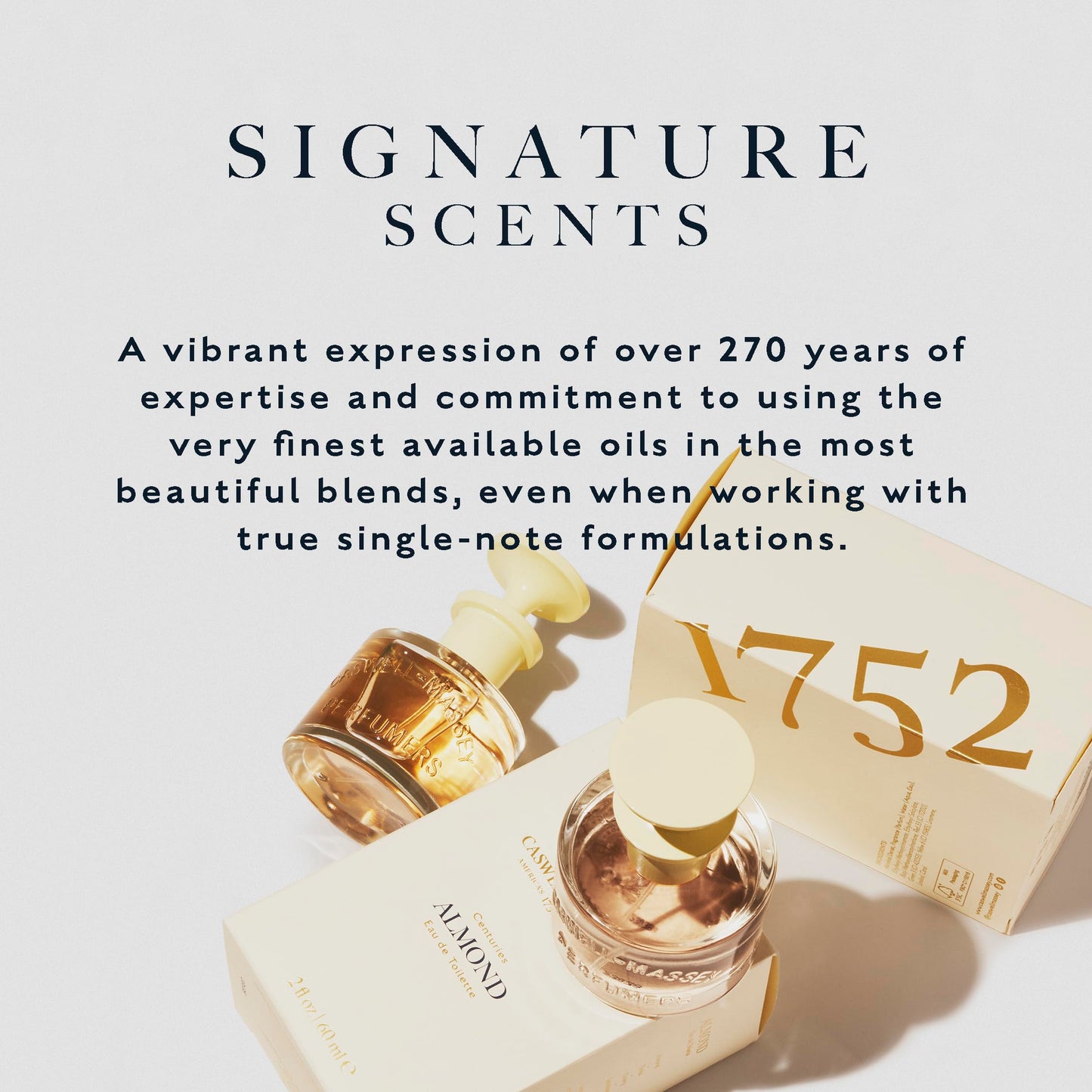 Caswell-Massey Almond Eau de Toilette, Cherry, Almond Flower, Sandalwood Fragrance, Perfume for Women, 2.0 Fl Oz