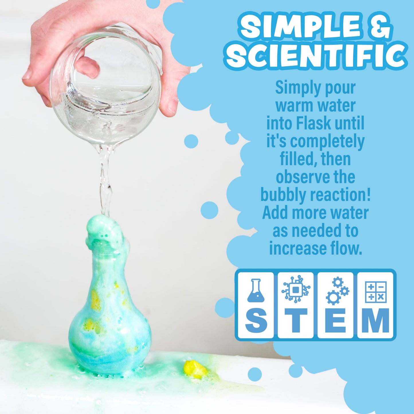 Tub Works® Kids Bath Bomb Potion™ Bath Toy, Variety 6 Pack | Nontoxic | Fizzes, Foams & Bubbles with an Eruption of Color | Interactive Bath Bombs | Beauty and Personal Care Tub Works