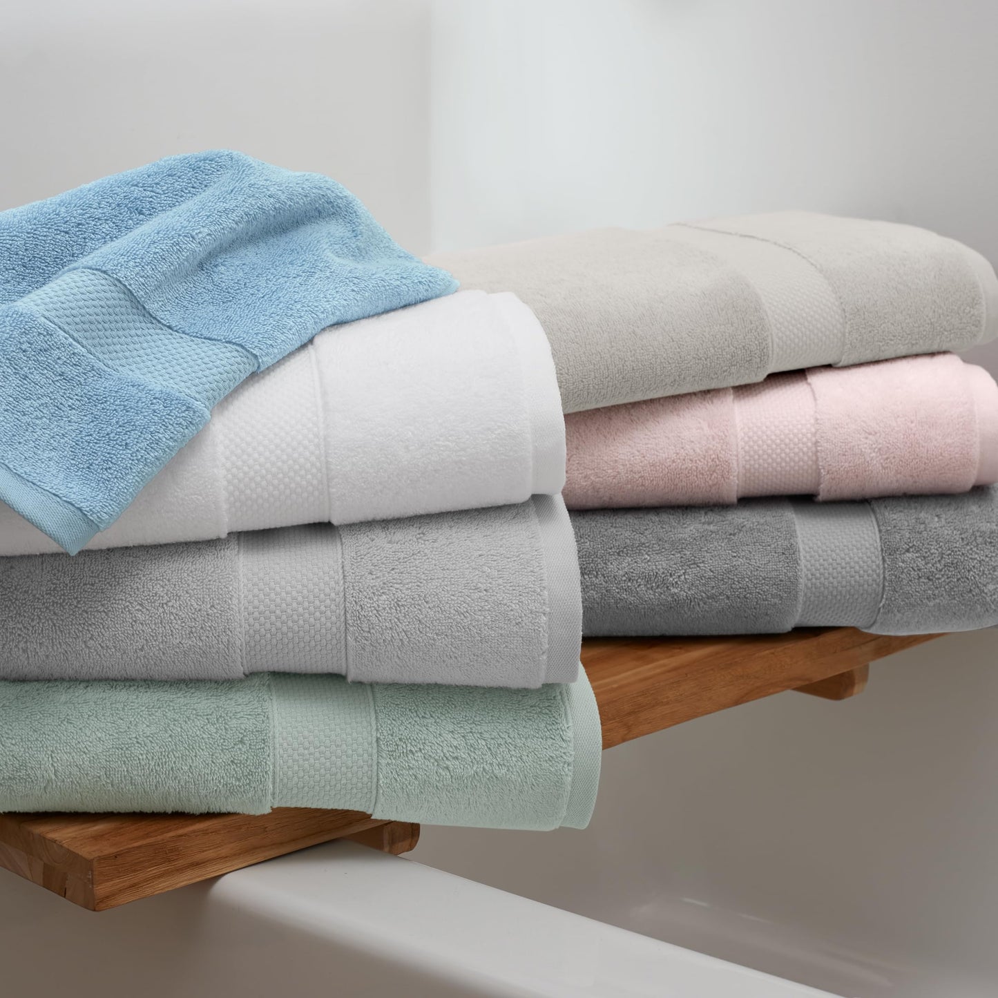 Aston & Arden Egyptian Bath Towels - Pack of 2 - Oversized Ultra Soft Thick & Absorbent, 100% Ringspun Egyptian Cotton Bathroom Towel for Spa, Hotel…