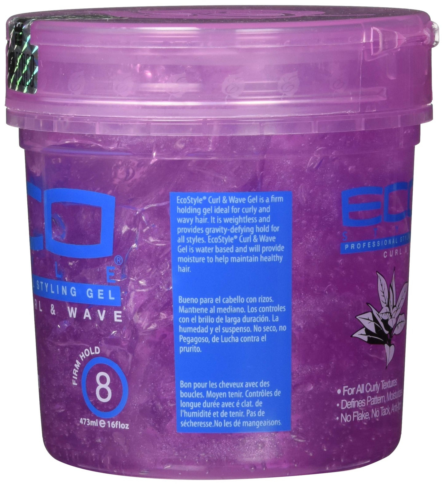 ECOCO EcoStyler Styling Gel, Curl and Wave, 16 oz (Pack of 4)