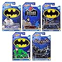 Hot Wheels Batman 2022 Complete Bundle of 5 (HDG89‑956D) | Five Iconic Batman Die‑Cast Vehicles - 1:64 Scale for Collectors & Kids Ages 3+