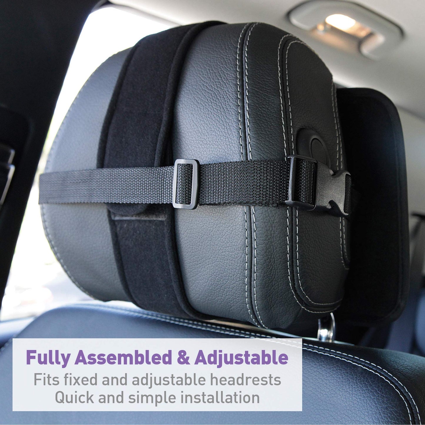 Dreambaby Backseat Rear Facing Baby Car Mirror - Extra Large Wide Angle View Soft Car Seat Mirror - Model L291