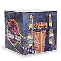 Eleston Jurassic Park Tin Storage Box Cube Organizer With Lid, Small Portable Container | 4 Inches