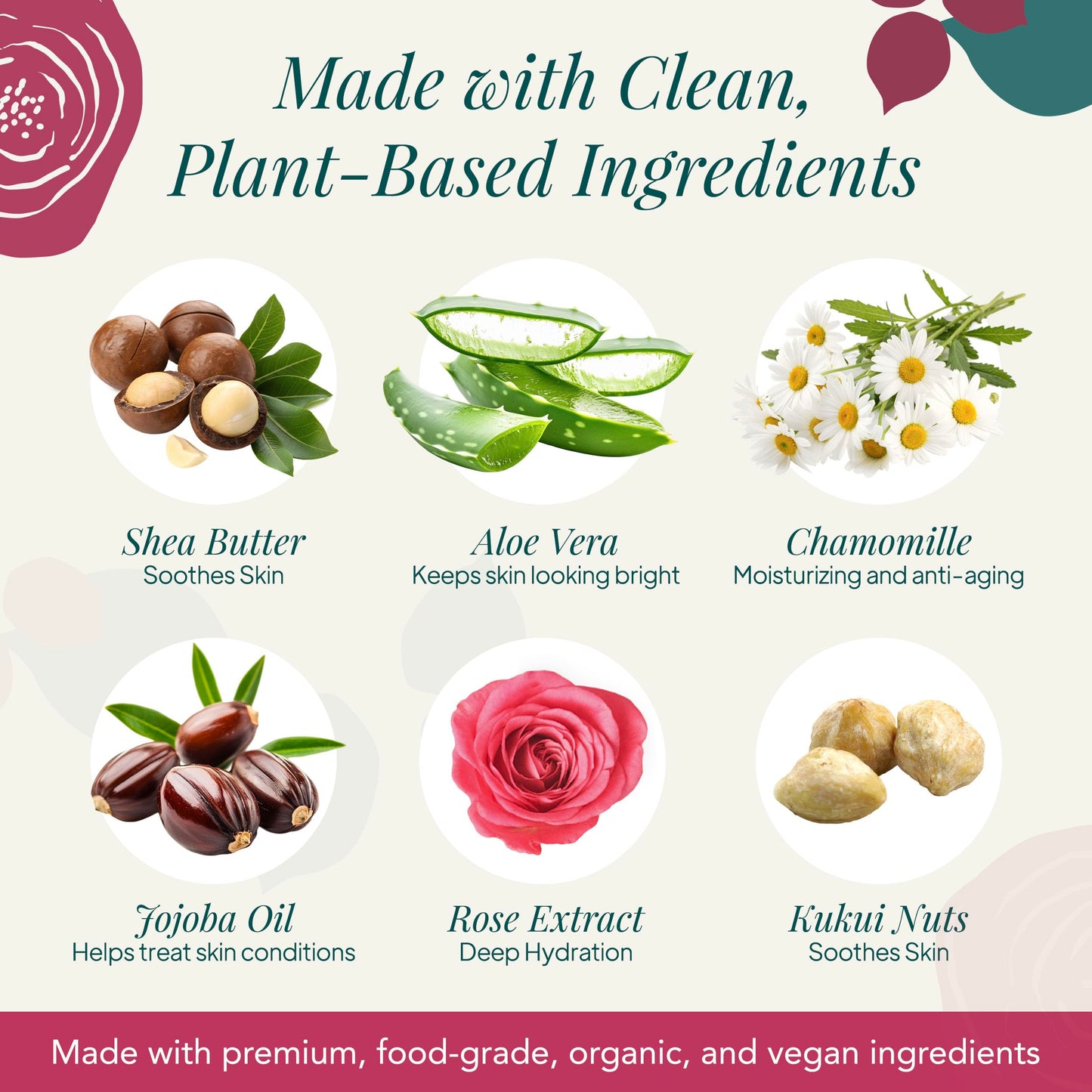Saavy Naturals Moisturizing Body Wash for Sensitive Skin- Plant-Based & Pure with Coconut Oil, Shea Butter & Aloe Vera - Paraben-Free, Cruelty-Free