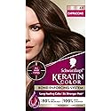 Schwarzkopf Keratin Permanent Hair Dye Cream, 4.0 Cappuccino, Professional Quality Color for Up to 100% Gray Coverage, Bond Enforcing System