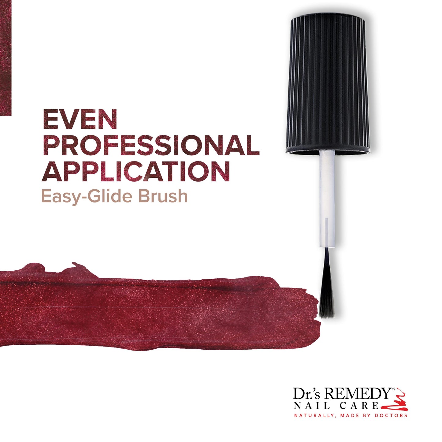 Dr’s Remedy Enriched Nail Polish: Non Toxic, All Natural, and Organic - Doctor Formulated: Strengthens, Restores, Heals, and Protects '24-Free'