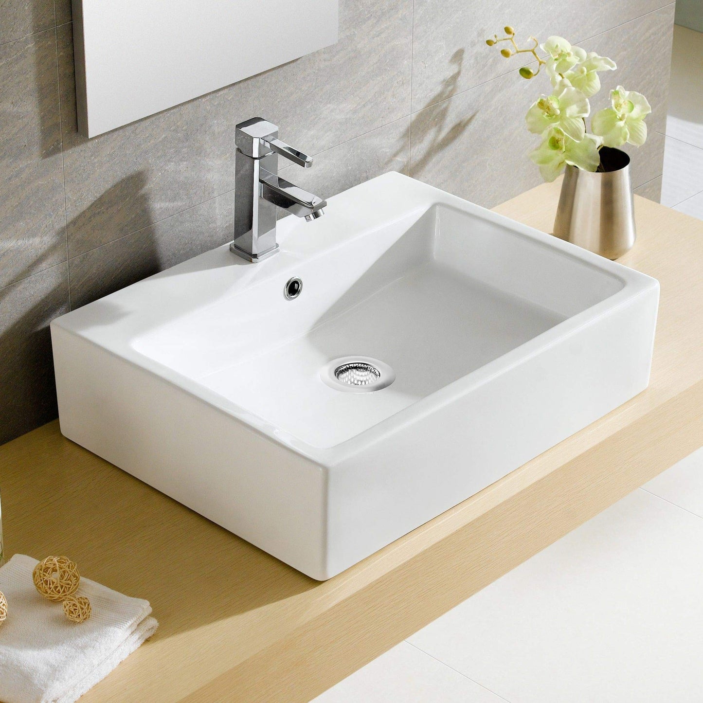 2 Pack Sink Strainer 2.25" Top, 1" Basket – Stainless Steel Hair Catcher for Bathroom, Utility, RV, Laundry – Hilltop Products