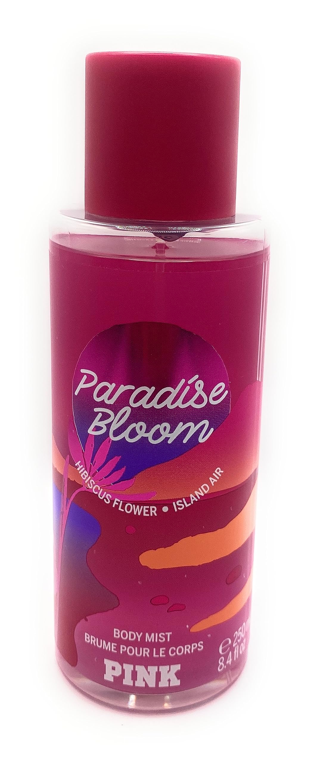 Victoria's Secret Pink Paradise Bloom Scented Body Mist Hibiscus Flower x Island Air 8.4 Ounce Spray