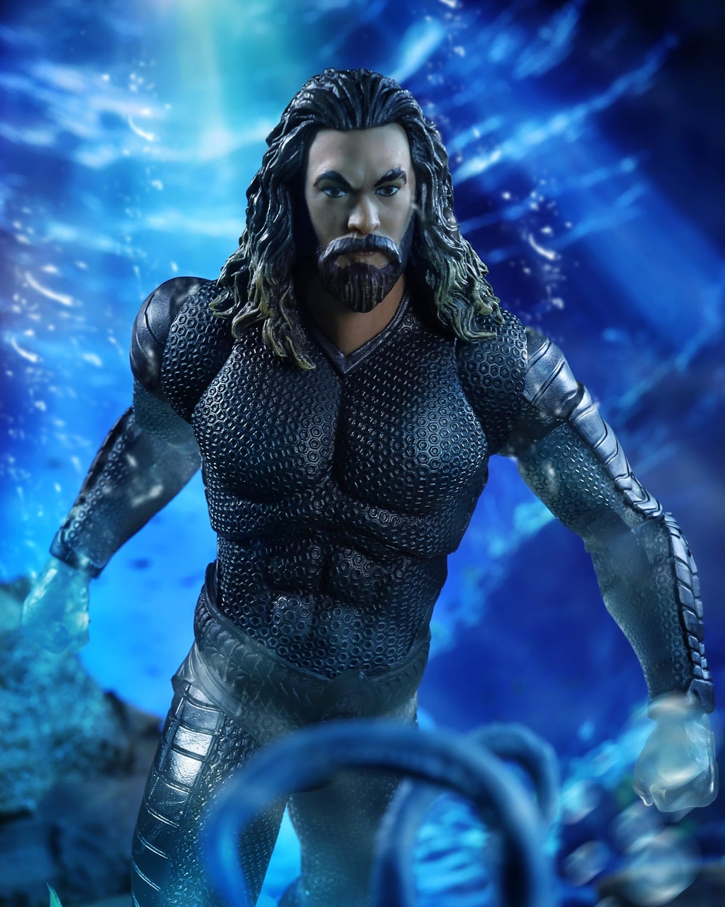 McFarlane Toys DC Multiverse Aquaman Stealth Suit with Topo 7-Inch Action Figure Gold Label - Incredibly Detailed King of Atlantis with Ultra…