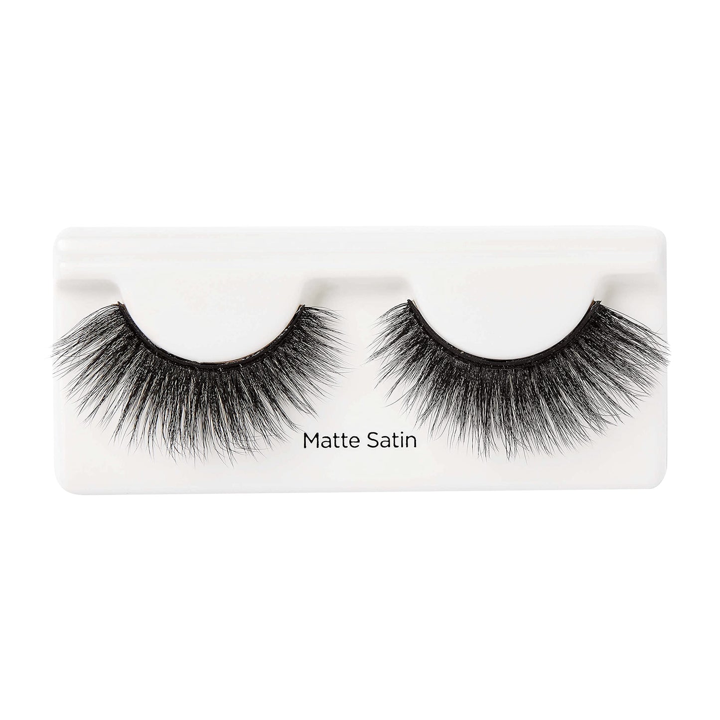 KISS Lash Couture 3D Matte False Eyelashes, 'Matte Satin', 16 mm, Includes 1 Pair Of Lash, Contact Lens Friendly, Easy to Apply, Reusable Strip Lashes