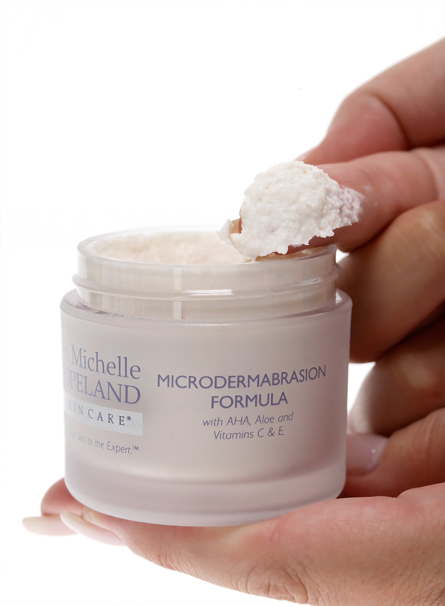 Dr. Michelle Copeland Skin Care Microdermabrasion Formula for Face with AHA, Aloe, and Vitamins C & E