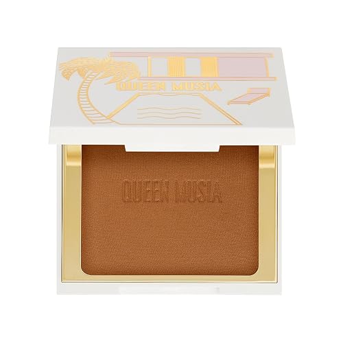 QUEEN MUSIA Voyage Nostalgique Soft Sunlight Bronzer -- Longwear, Sun Kissed, Blurring, Seamless Bronzer, Filtered Skin, Skincare Base, Skin Native