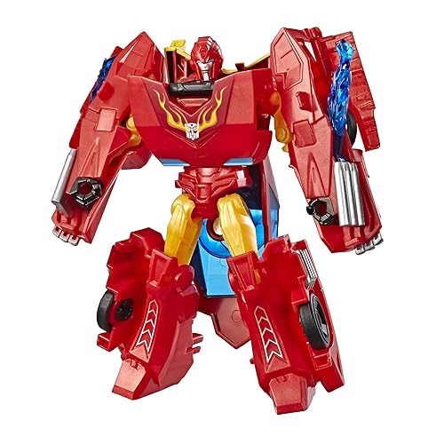 Transformers E3638 Cyberverse Action Attackers: Warrior Class Hot Rod Action Figure Toy