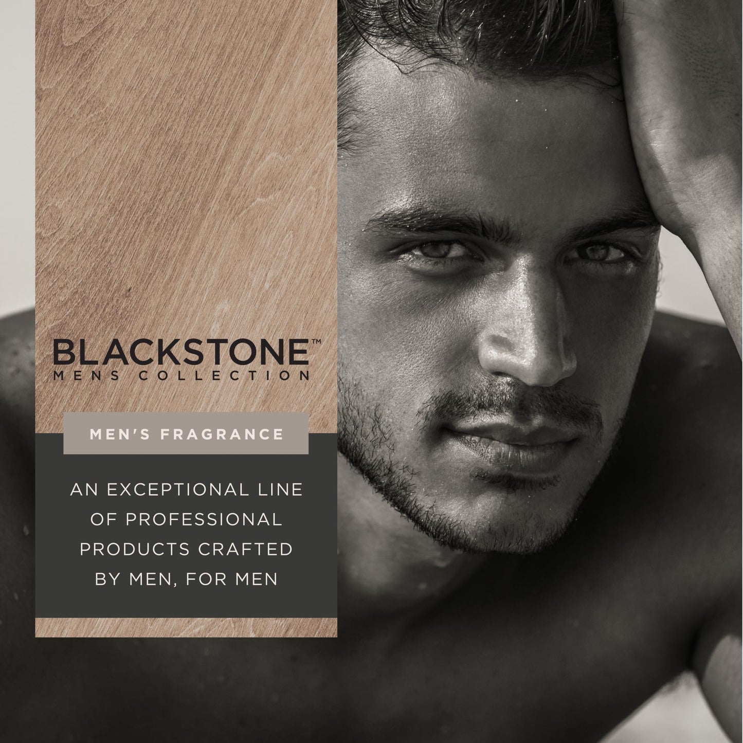 Blackstone Mens Collection Eau de Toilette - Sandalwood | Men's Fragrance, Long Lasting Cologne, with Sandalwood, Oud & Amber | Everyday Fragrance,