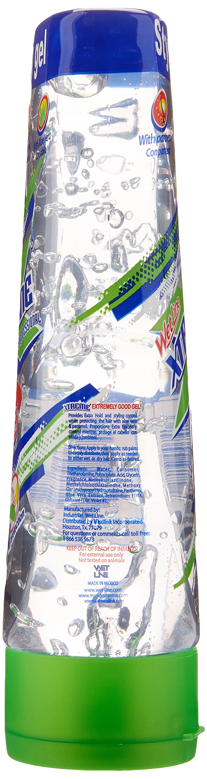 Wet Line Xtreme Professional Uv Protection Extra Strong Hold Hair Styling Gel, 17.64 Oz