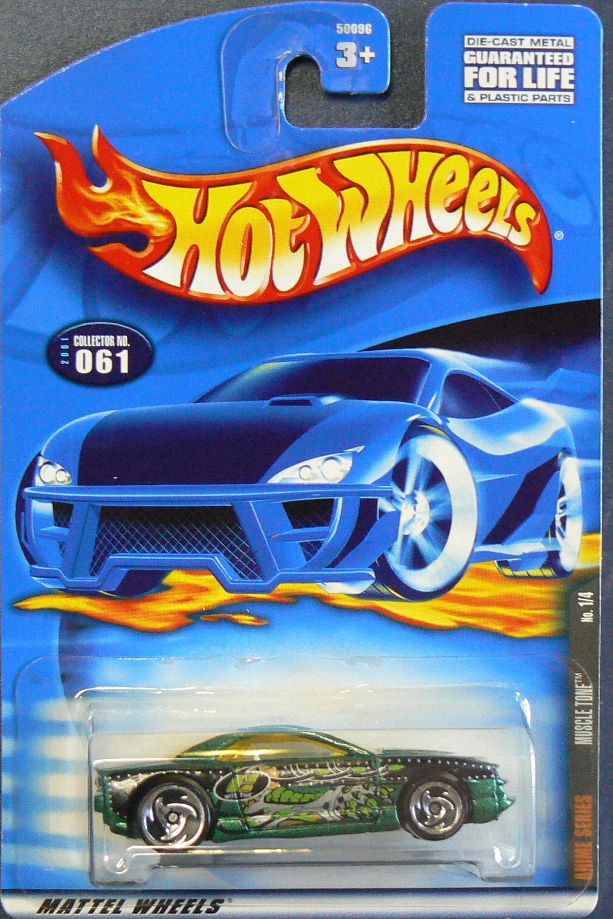 Hot Wheels Anime Series Muscle Tone 1/14 Scale Die Cast Car