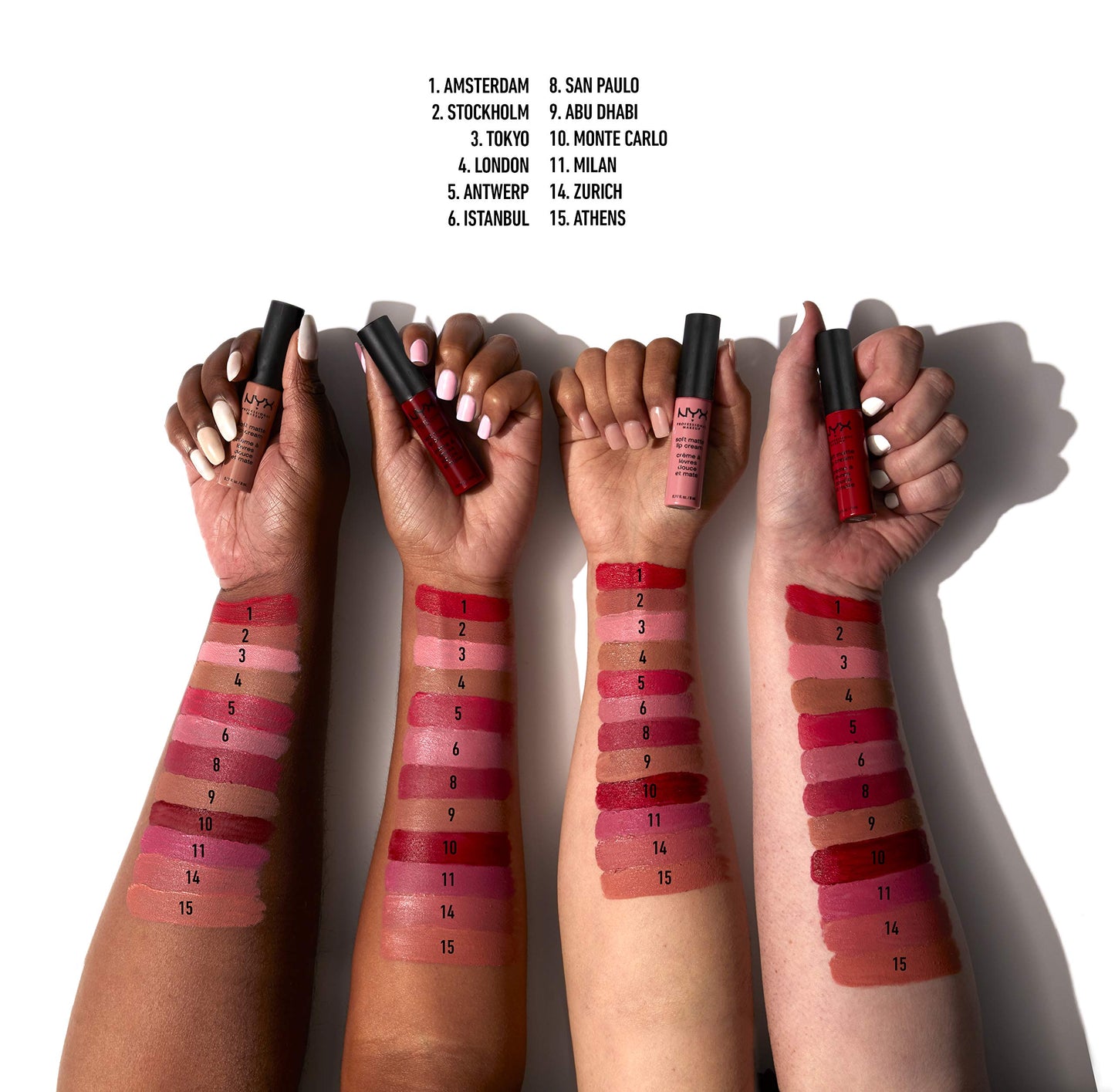 NYX PROFESSIONAL MAKEUP Soft Matte Lip Cream - Stockholm