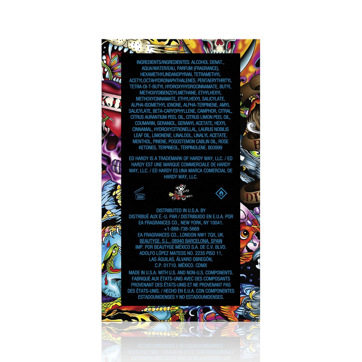 Ed Hardy Hearts & Daggers Women's Perfume Fragrance by Christian Audigier, Eau De Parfum, 3.4 fl oz