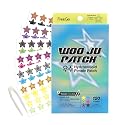 FreeGo WOO JU (??) Hydrocolloid Pimple Patch 120 Counts | Cute Colorful Star Shape | Salicylic Acid, Niacinamide, CICA, Tea Tree | Made in Korea
