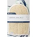 Hydrea London Exfoliating Glove - Organic Egyptian Shower Loofah & Dual-Sided Face Mitt Exfoliator - Body Scrubber for Men & Women, Dead Skin Cell