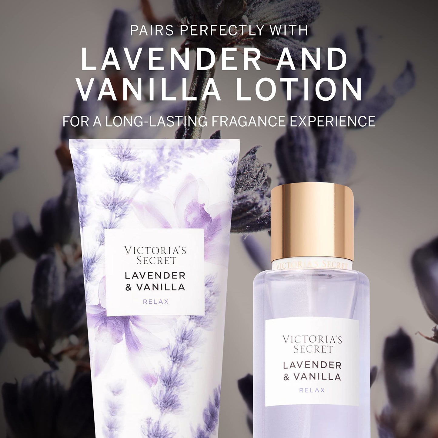 Victoria's Secret Lavender Vanilla Fragrance Body Lotion (8 oz)