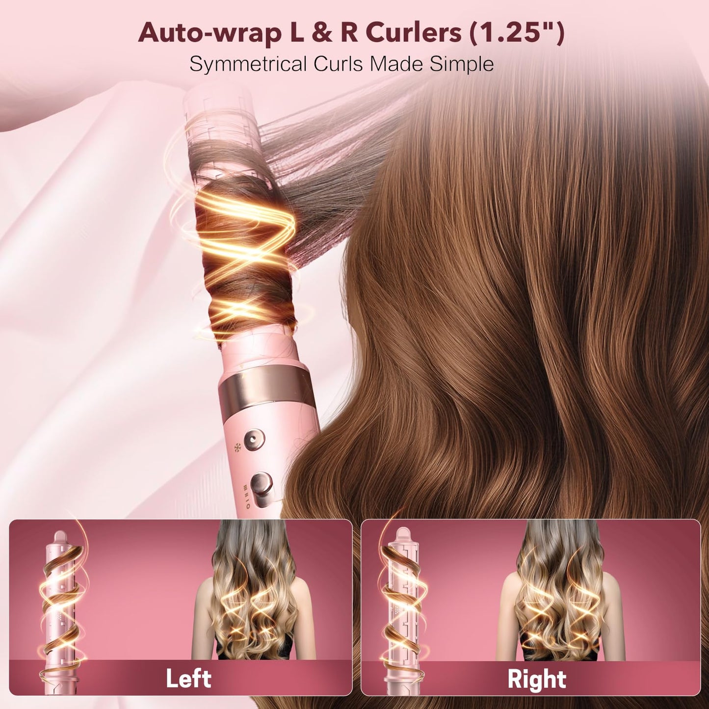 Mythsight StyleVibe 6-in-1 Air Styler with Hair Dryer & Auto-Wrap Curlers Beauty and Personal Care StyleVibe